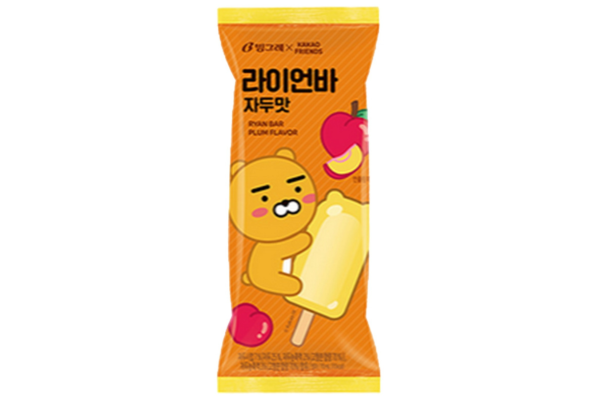 Эскимо «RYAN BAR PLUM FLAVOR» Красная слива