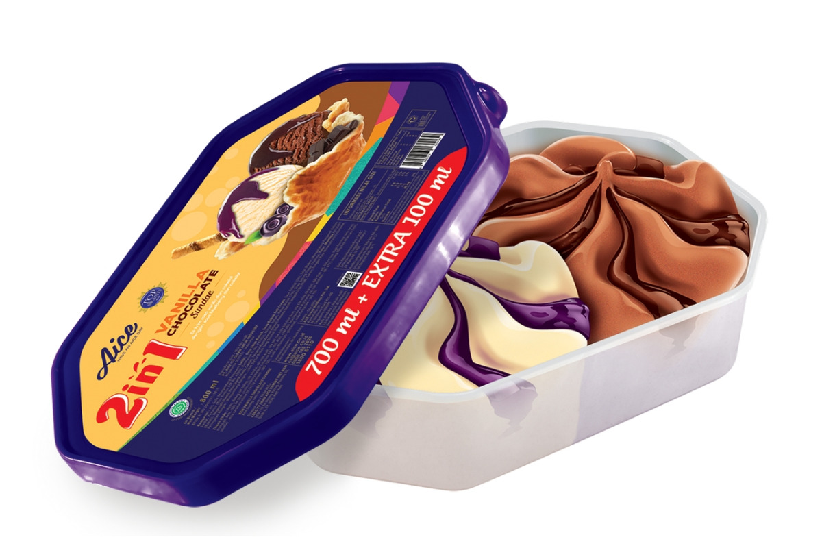 Мороженое Aice «Vanilla Chocolate Sundae» Ваниль/Шоколад
