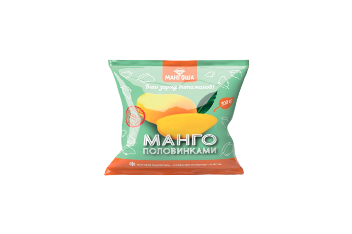 Манго половинками